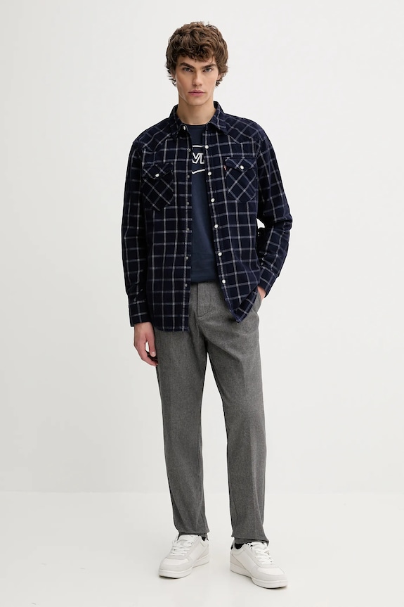 Bavlnené tričko Levi's 22491.1793 modrá AW25