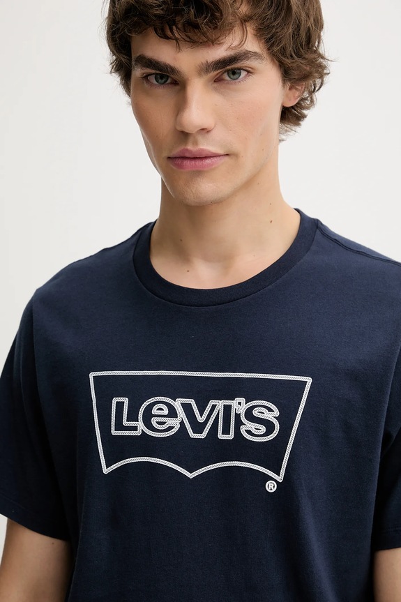 Bavlnené tričko Levi's modrá 22491.1793