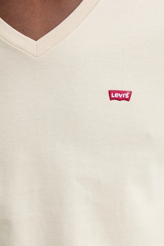 Levi's pamut póló 85641.0044 bézs