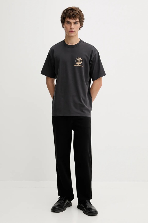 Bavlnené tričko Levi's 87373.0362 sivá AW25