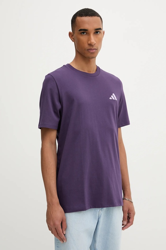 Oblečení Bavlněné tričko adidas x Mercedes JX8814 fialová