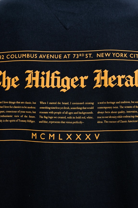 Tommy Hilfiger t-shirt bawełniany MW0MW40008 granatowy