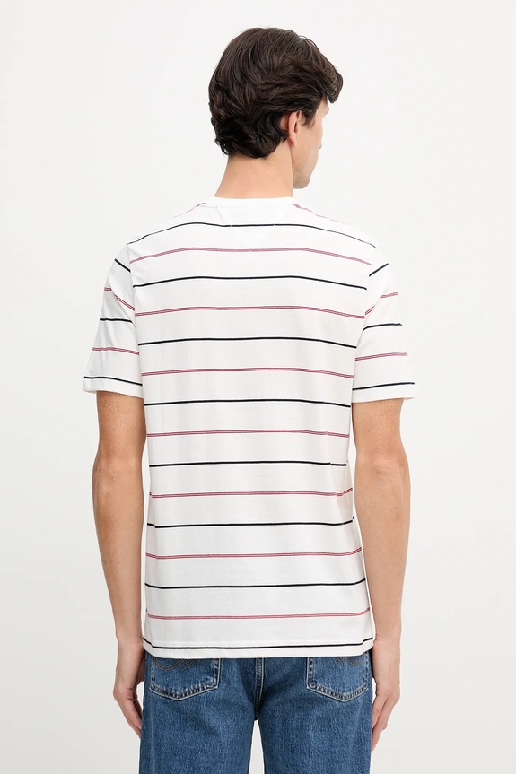 Îmbrăcăminte Tommy Hilfiger tricou bărbătesc din bumbac MW0MW40923 alb
