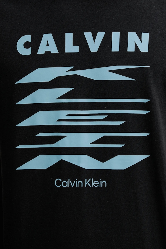 Βαμβακερό μπλουζάκι Calvin Klein Jeans LV04RD815G μαύρο