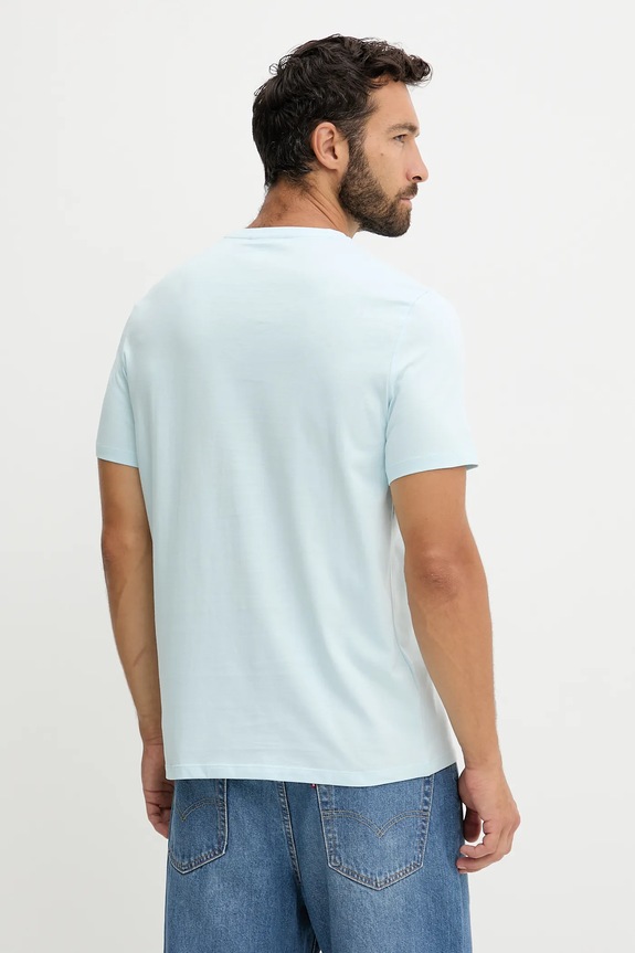 Calvin Klein Jeans t-shirt da uomo in cotone LV04RD254G blu SS26