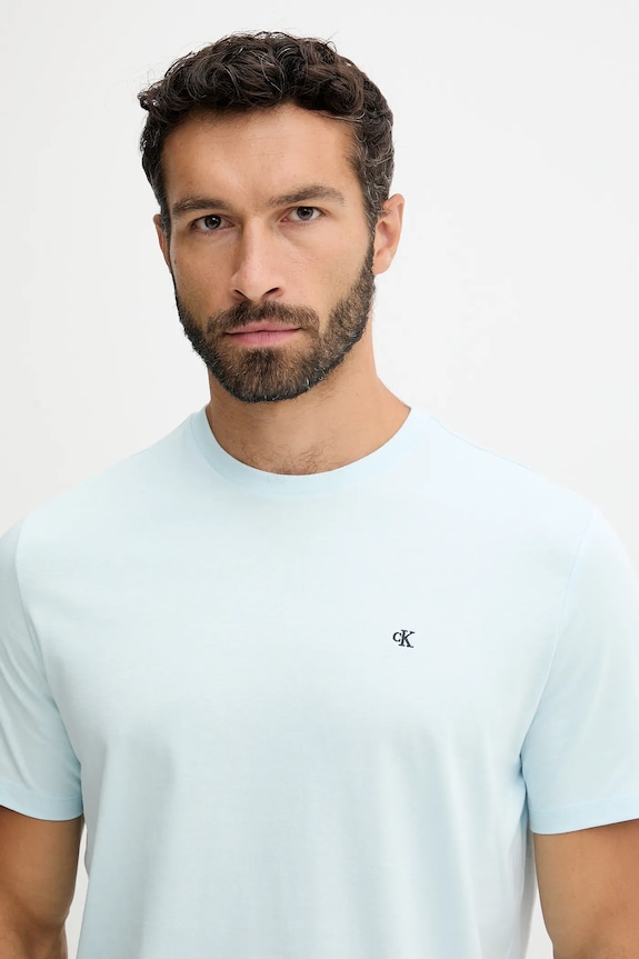 Abbigliamento Calvin Klein Jeans t-shirt da uomo in cotone LV04RD254G blu