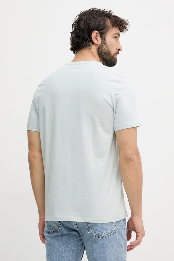 Oblečenie Calvin Klein Jeans tričko pánske bavlnené LV04RD254G tyrkysová
