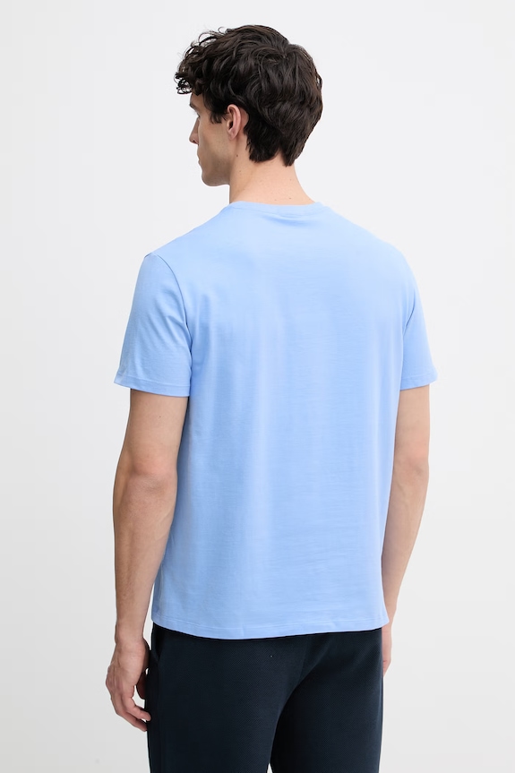 Îmbrăcăminte Calvin Klein Jeans tricou bărbătesc din bumbac LV04RD254G albastru