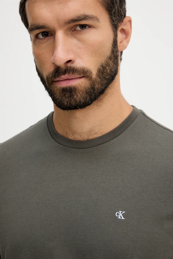 Abbigliamento Calvin Klein Jeans t-shirt da uomo in cotone LV04RD254G grigio