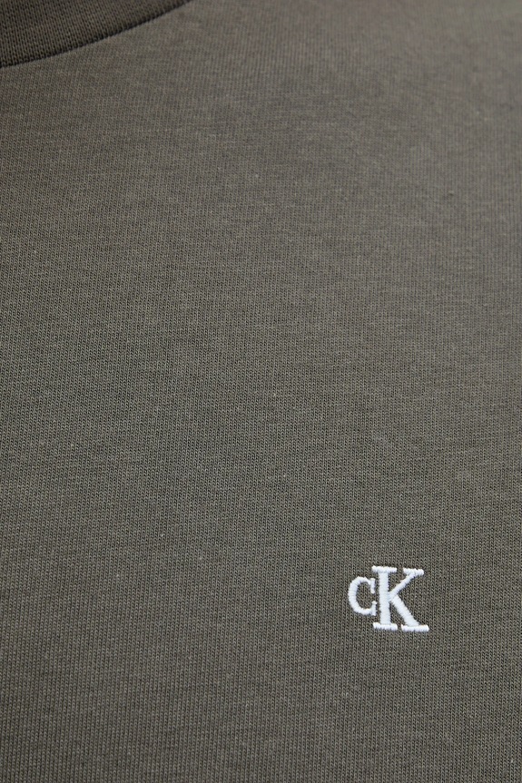 Calvin Klein Jeans t-shirt da uomo in cotone grigio LV04RD254G