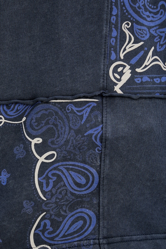 Bavlnené tričko Desigual BACK CUTTING PAI 25WMTK37 modrá