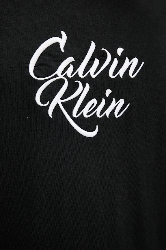 Βαμβακερό μπλουζάκι Calvin Klein Jeans LV04RD801G μαύρο