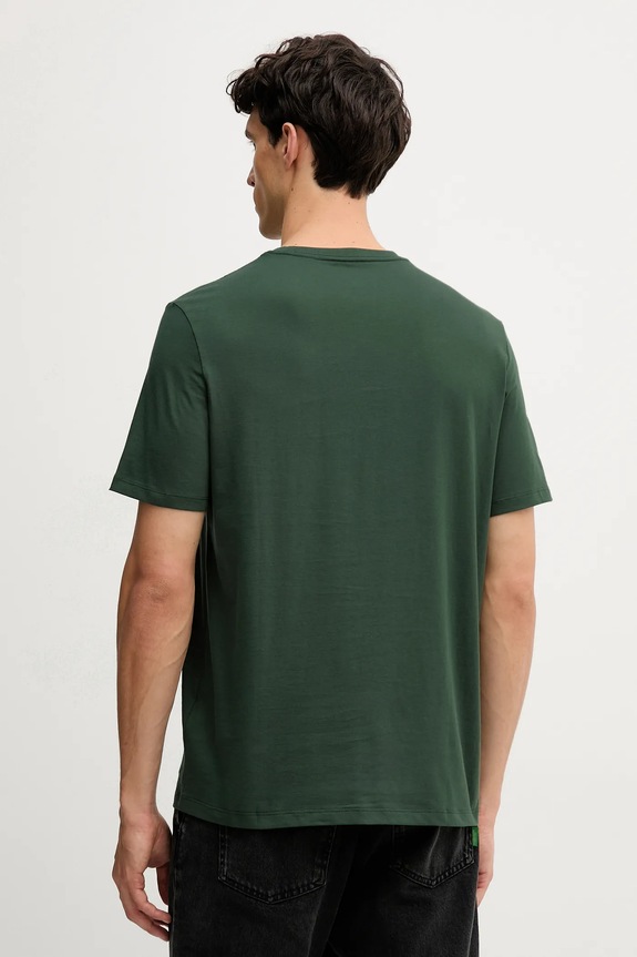 Ρούχα Βαμβακερό μπλουζάκι Calvin Klein Jeans LV04RD865G πράσινο