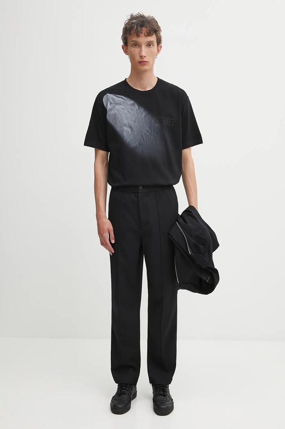 MM6 Maison Margiela cotton t-shirt SH2GC0028.M20048.900 black