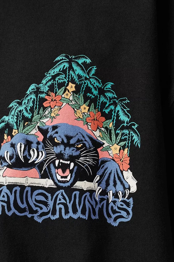 Bombažna kratka majica AllSaints POUNCE M050PC