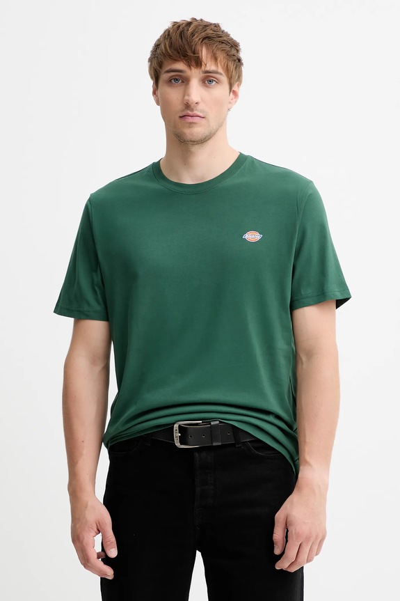 Βαμβακερό μπλουζάκι Dickies βαμβάκι πράσινο DK0A4XDB.