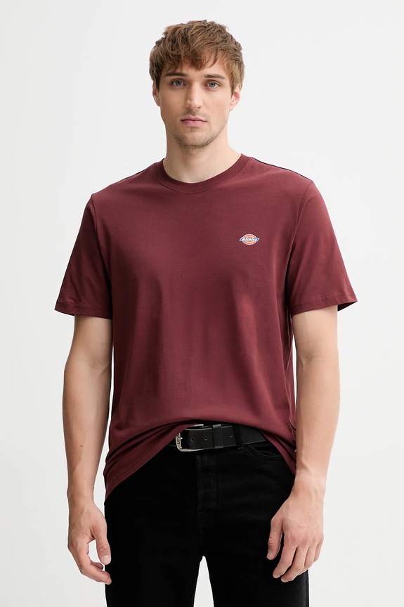 Bavlnené tričko Dickies relaxed červená DK0A4XDB.