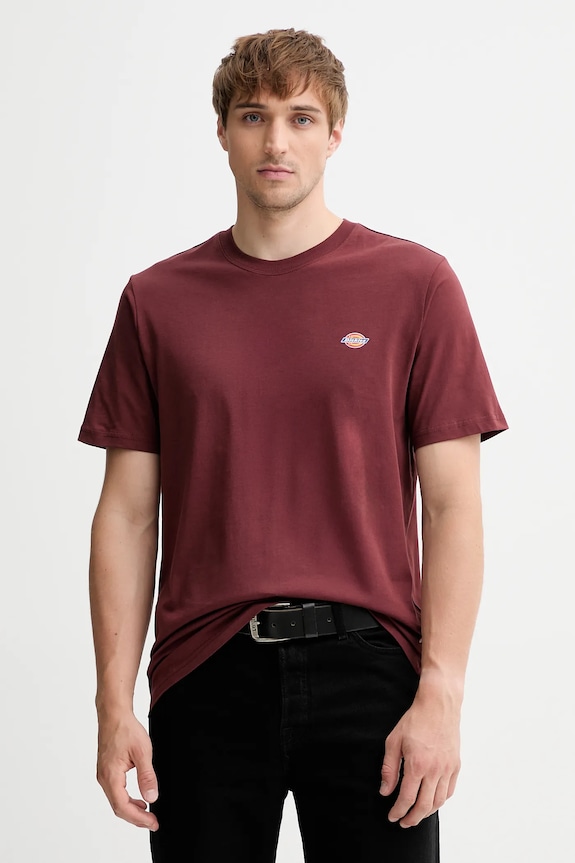 Bavlnené tričko Dickies relaxed červená DK0A4XDB.