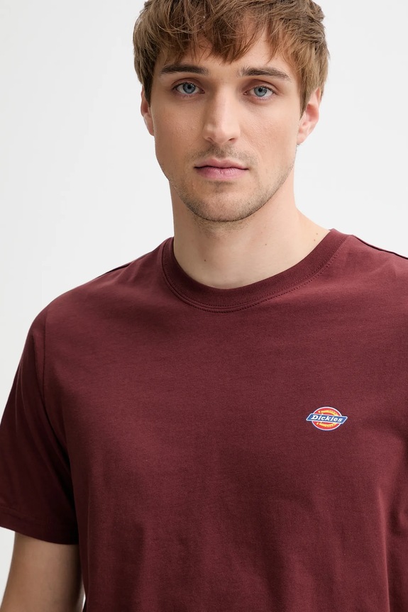 Bavlnené tričko Dickies červená DK0A4XDB.