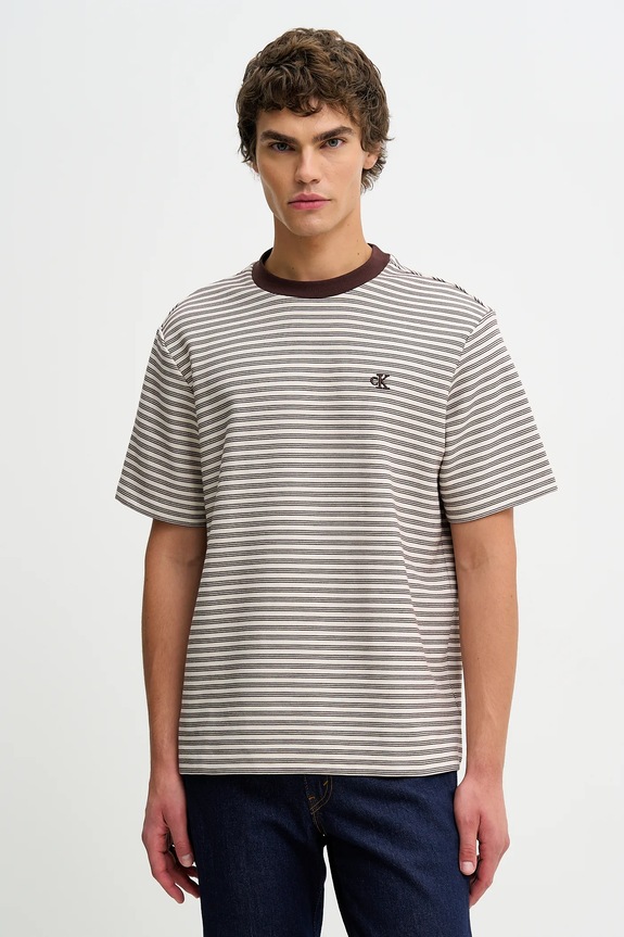 Calvin Klein tricou model fin maro LV04LD204G