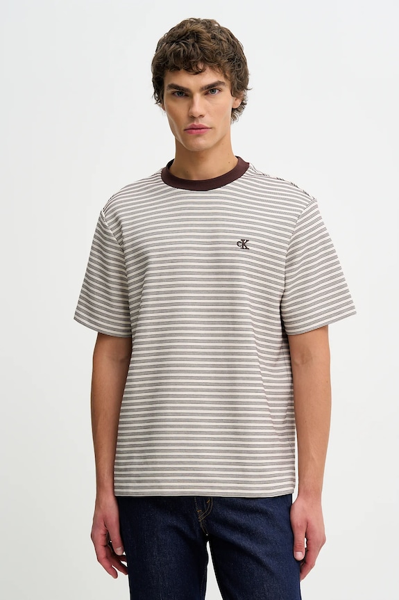 Calvin Klein tricou model fin maro LV04LD204G