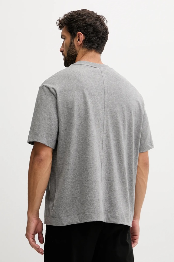 Bavlněné tričko Calvin Klein LV04LD224G šedá AW25