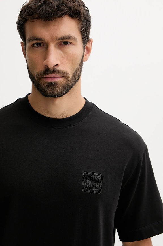 Odzież Calvin Klein t-shirt bawełniany LV04LD224G czarny