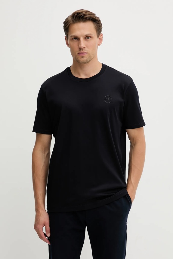 Paul&Shark t-shirt bawełniany Knitwear bawełna granatowy 15311638