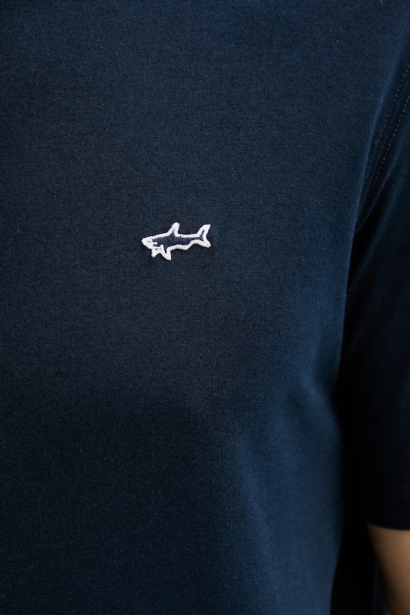 Paul&Shark tricou din bumbac Knitwear bleumarin 99311005