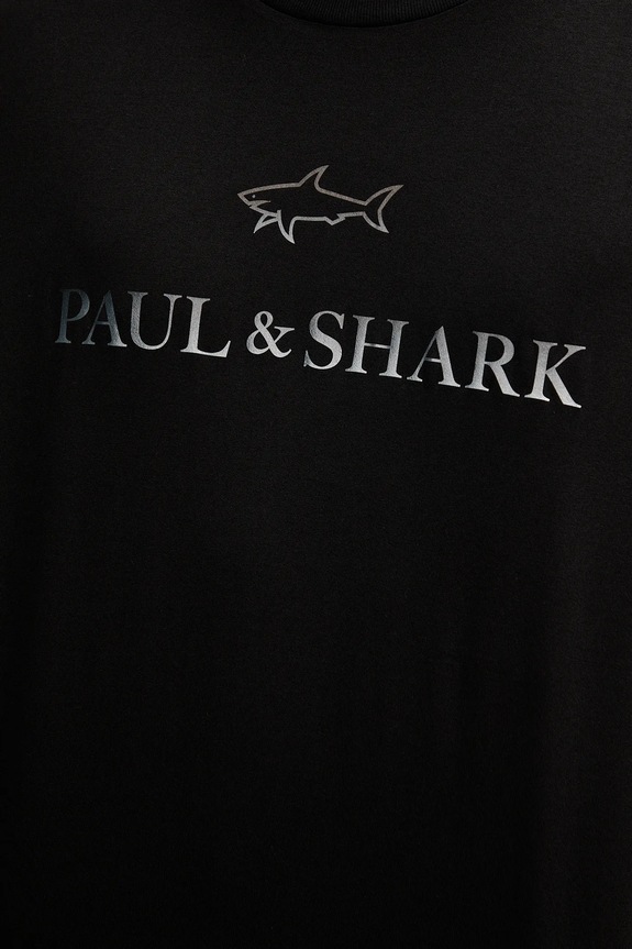 Paul&Shark tricou din bumbac Knitwear 99311007 negru