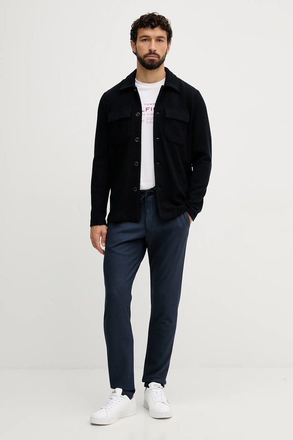 Bavlnené tričko Tommy Hilfiger MW0MW40002 biela AW25