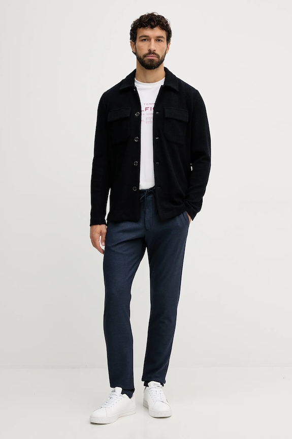 Bavlnené tričko Tommy Hilfiger MW0MW40002 biela AW25