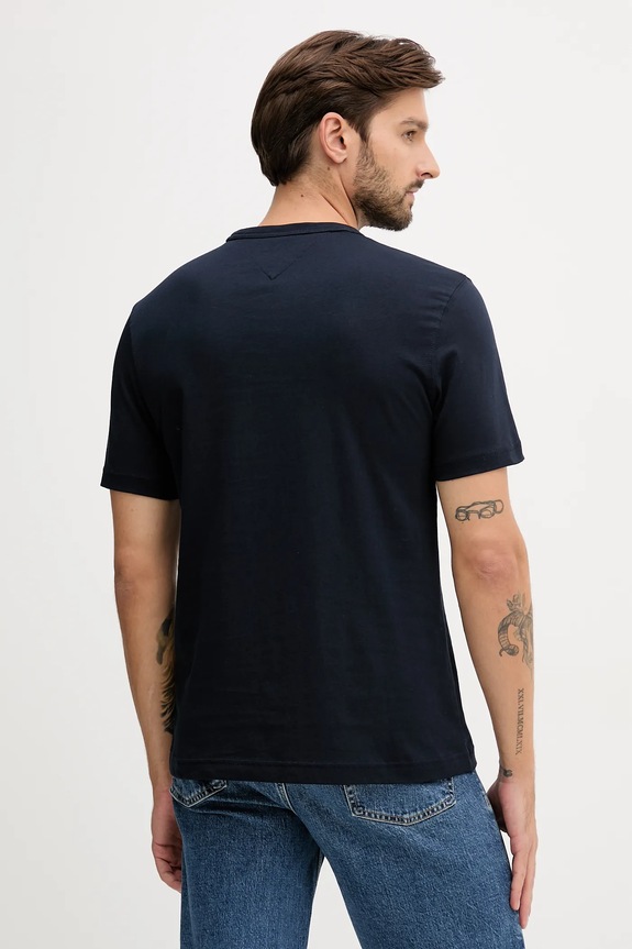Odzież Tommy Hilfiger t-shirt bawełniany MW0MW40011 granatowy