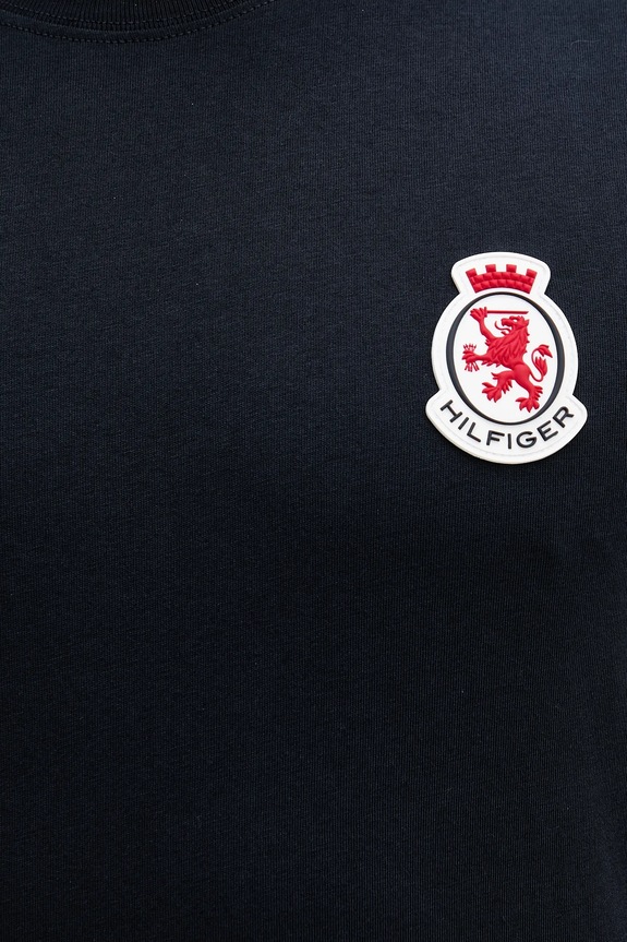Tommy Hilfiger tricou din bumbac MW0MW40024 bleumarin
