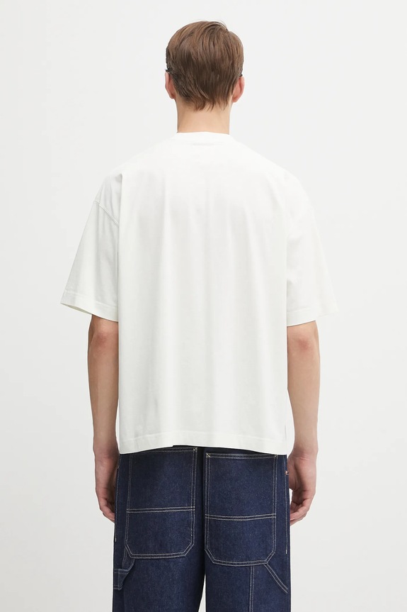 Clothing VETEMENTS cotton t-shirt Metal Logo Regular UH76TR600I beige