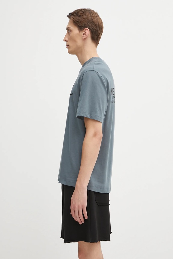 Памучна тениска Helmut Lang P04HM507 син AW25