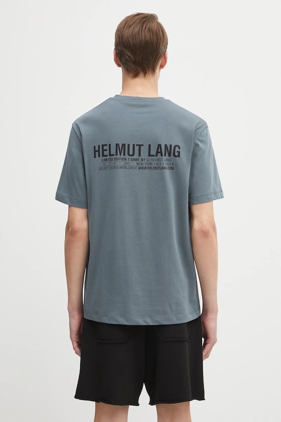 Дрехи Памучна тениска Helmut Lang P04HM507 син