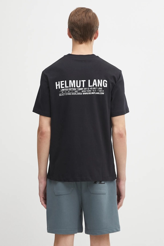 Oblečenie Bavlnené tričko Helmut Lang P04HM507 čierna