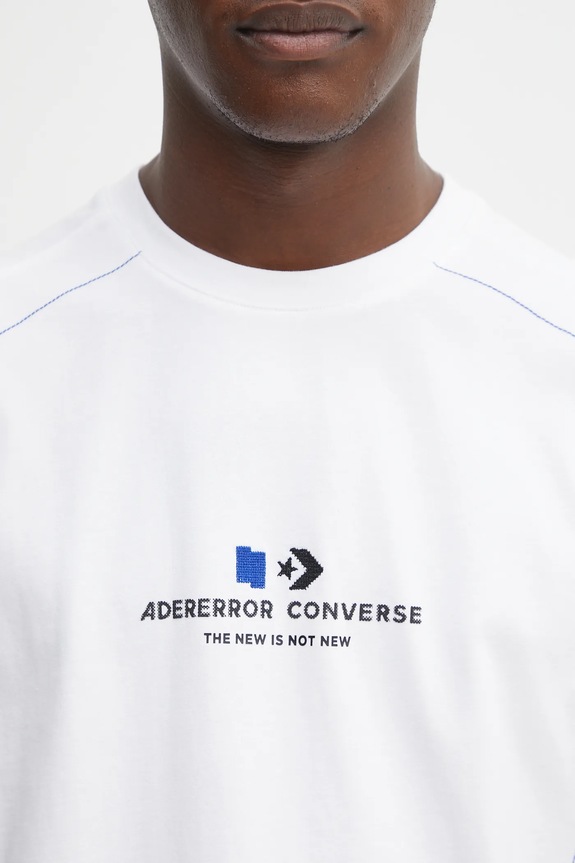 Converse cotton t-shirt Converse x Ader Error white 10028709.A01