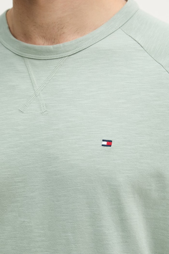 Tommy Hilfiger tričko pánske bavlnené UM0UM03605 zelená