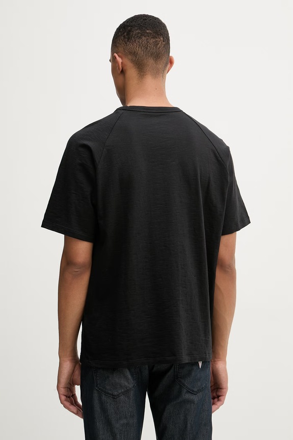 Ρούχα Tommy Hilfiger t-shirt Ανδρικό βαμβακερό UM0UM03605 μαύρο