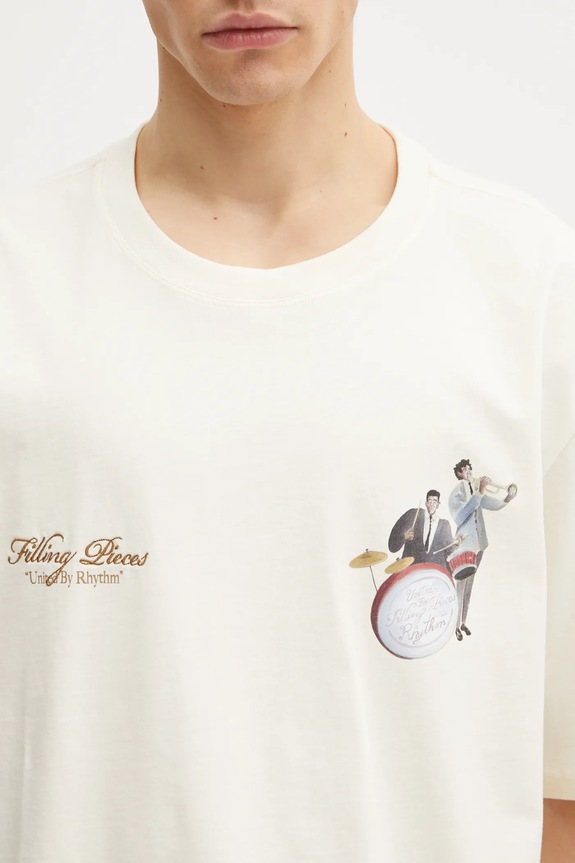 Filling Pieces tricou din bumbac Band bej 422520500238