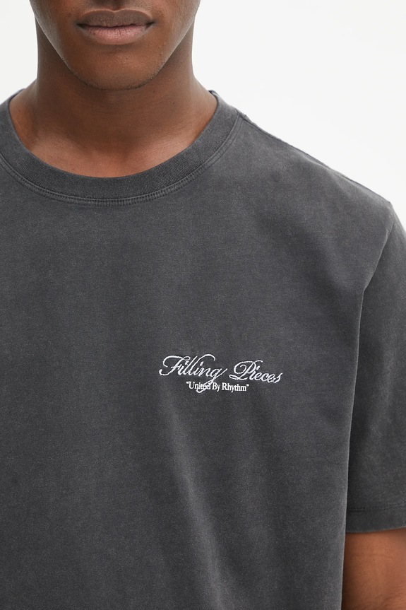 Filling Pieces t-shirt in cotone Vinyl grigio 422520500240