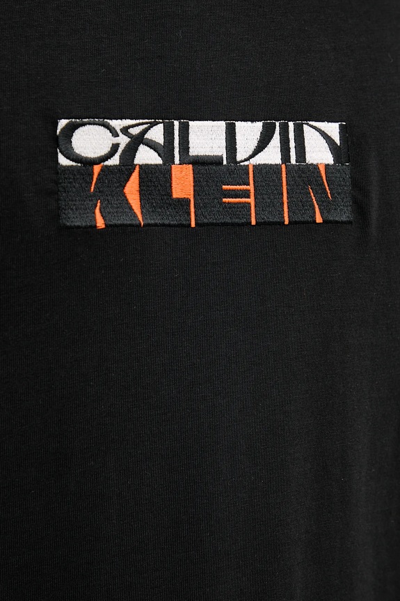 Βαμβακερό μπλουζάκι Calvin Klein Jeans LV04RD808G μαύρο