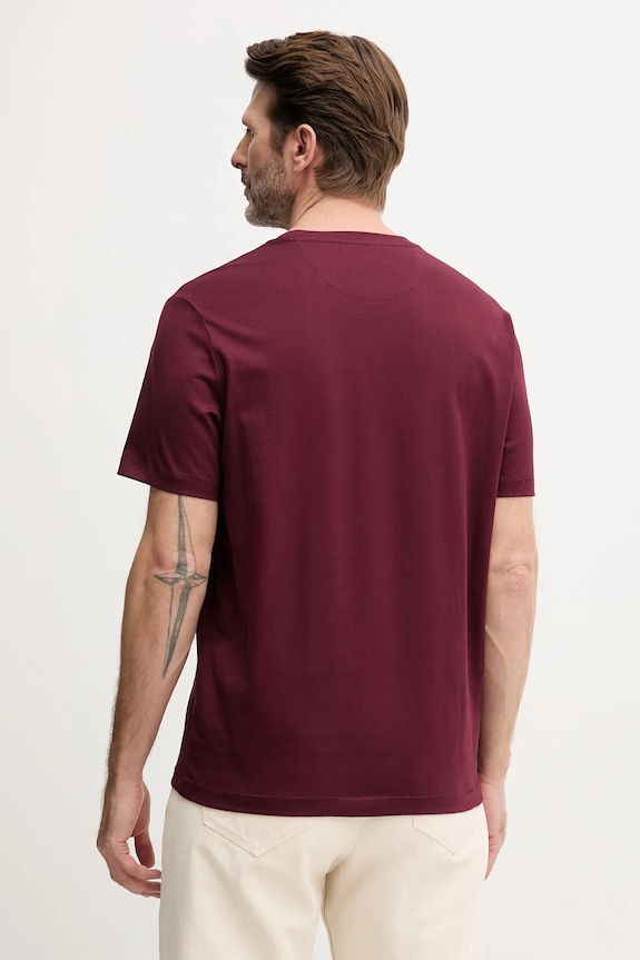 Îmbrăcăminte Michael Kors tricou din bumbac CF552PK1V2 burgundia