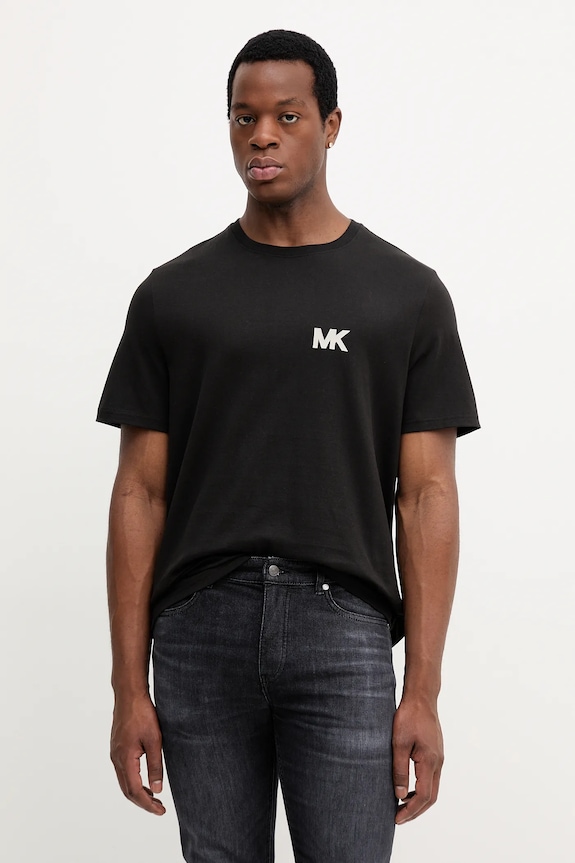 Michael Kors pamut póló pamut fekete CF552PT1V2