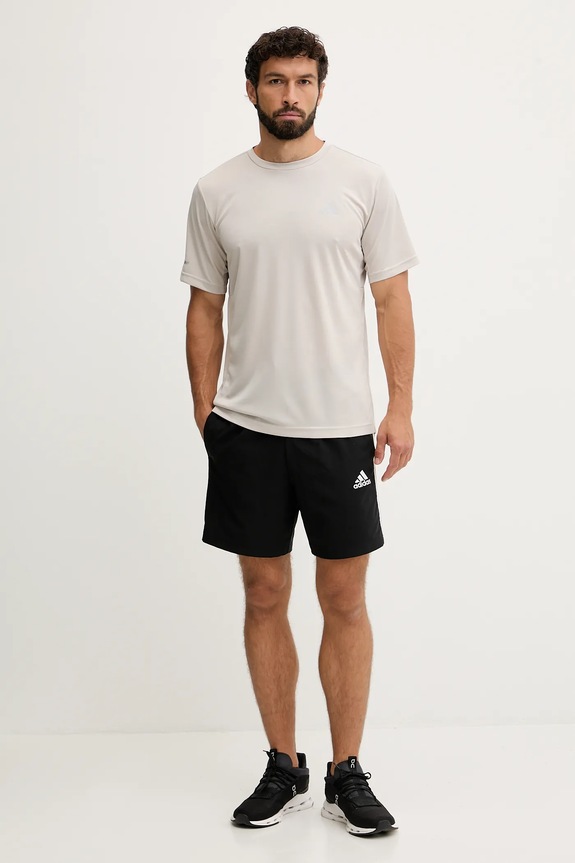 Μπλουζάκι adidas Performance Training Essentials Holiday JZ4162 μπεζ AW25