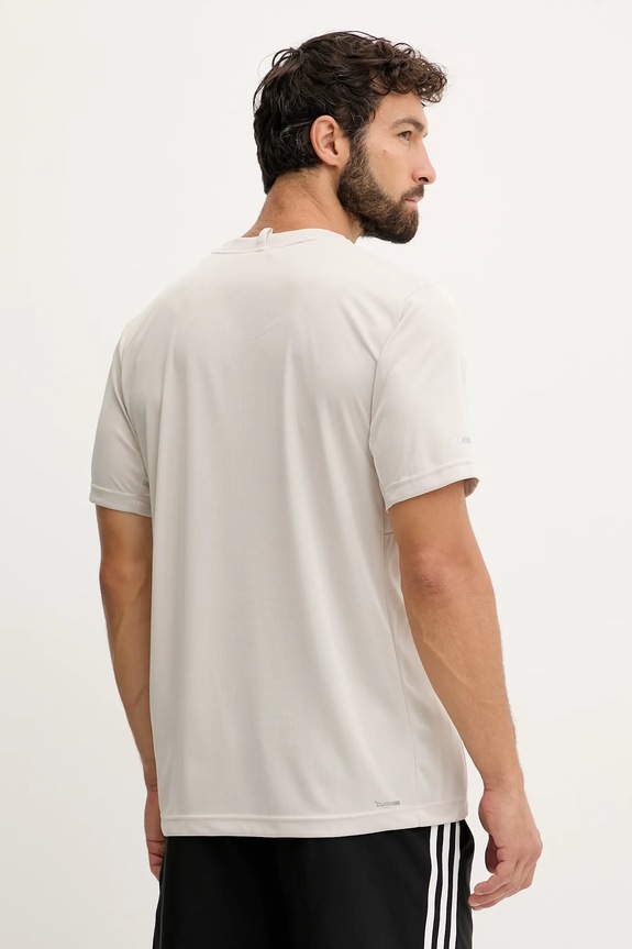 Ρούχα Μπλουζάκι adidas Performance Training Essentials Holiday JZ4162 μπεζ