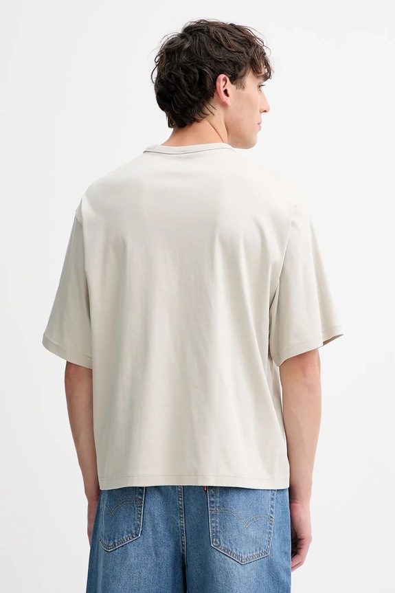 Odzież adidas t-shirt bawełniany Soft Lux KB6778 beżowy