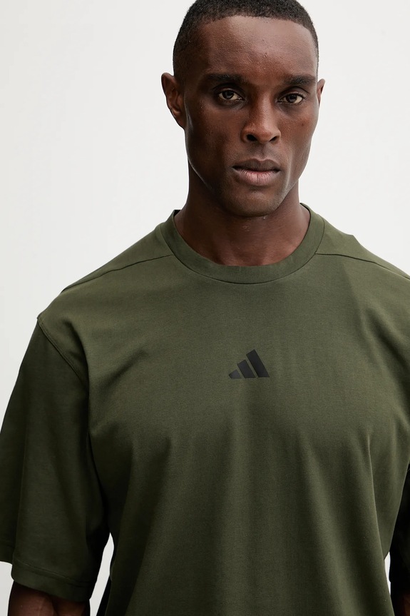 adidas Performance tricou de antrenament Power Workout verde JV9688